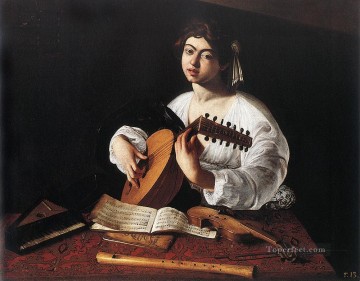 Caravaggio Painting - El laudista Caravaggio